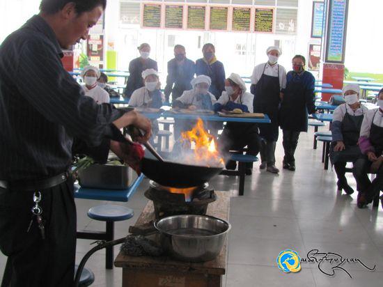 ཁྲི་ཀ་མི་རིགས་བཅའ་སྡོད་སློབ་གྲྭས་ཐེངས་གཉིས་པའི་ཟས་རིགས་གཡོས་སྦྱོར་ལག་རྩལ་གསོ་སྦྱོང་ཞིག་སྤེལ་པ།