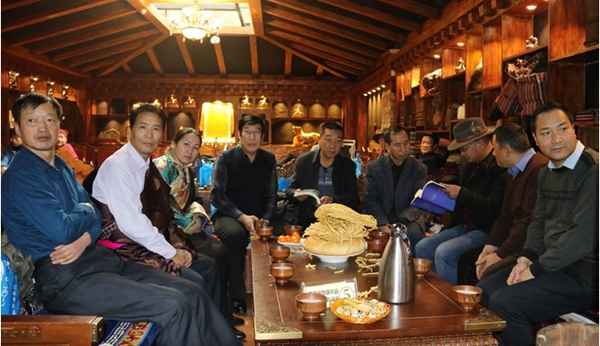 མཚོ་སྔོན་བོད་རིགས་ཞིབ་འཇུག་ཚོགས་པས་བོད་རབ་རྒྱན་ས་མོ་ཕག་ལོའི་ལོ་སར་བསུ་བའི་སྤྲོ་ཚོགས་བསྡུས།