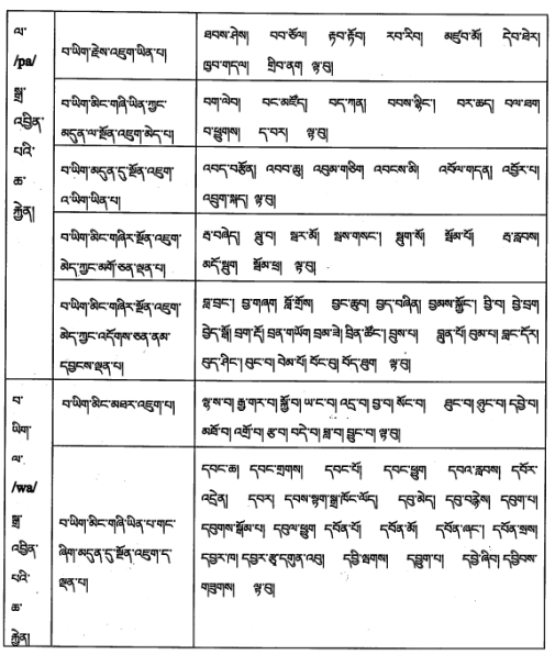 མིང་མཐའ་པ་དང་བ་གཉིས་ཀྱི་ཐོབ་ཐང་ལས་འཕྲོས་པའི་གཏམ་ལྷག་བསམ་གྱི་རྔ་སྒྲ།