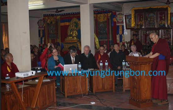 རྒྱལ་སྤྱིའི་བོན་གྱི་བགྲོ་གླེང་ཚོགས་འདུ་ཐེངས་གཉིས་པ་བལ་ཡུལ་ཁྲི་བརྟན་ནོར་རྩེ་ལ་ཚོགས་པའི་གནས་བསྡུས།