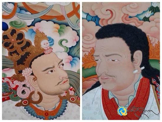 “指尖神韵”藏族唐卡噶玛嘎赤派传承人精品展开幕