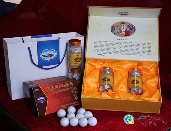 མཚོ་སྔོན་བོད་སྨན་ཁང་སྨན་སྦྱོར་ཚན་ཁག་གིས་འབའ་སམ་ལྷ་ཡི་སྨན་མར་བསྐྲུན།