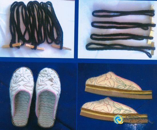 དུང་རི་མི་རིགས་མཁོ་ཆས་བཟོ་གྲྭས་བོད་ཀྱི་ལག་ཤེས་བཟོ་ལས་འཛིན་སྤེལ་བྱེད་བཞིན་པ།