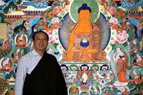 ཁྲི་ཀའི་ཐང་ག་སྒྱུ་རྩལ་ཟབ་སྦྱོང་ལྟེ་གནས་དངོས་སུ་སྐྲུན་འགོ་བརྩམས་པ།