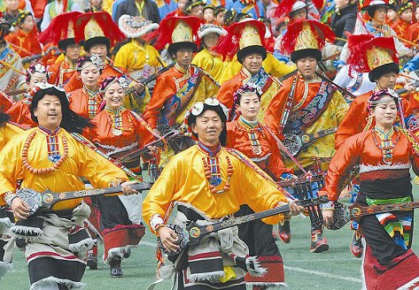 དཀར་མཛེས་ཁུལ་གྱིས་བོད་ཆུ་ཕོ་འབྲུག་ལོའི་ལོ་གསར་བསུ་བ།