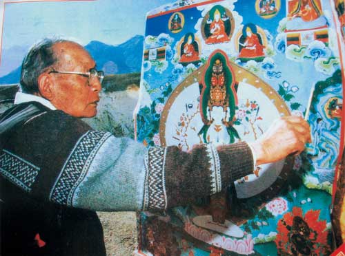 《རི་མོའི་སྐོར་གྱི་དཔྱད་པ་སྔོན་མེད་བཟོ་བ་རིགས་པའི་དགོངས་རྒྱན》ལས་རི་མོའི་འབྲི་སྲོལ་སྐོར།
