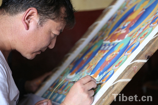 ཞ་ལུ་དབང་འདུས་ཀྱི་ཐང་གའི་བརྩམས་ཆོས་འགྲེམ་སྟོན་པེ་ཅིང་དུ་བསྡུས་པ།