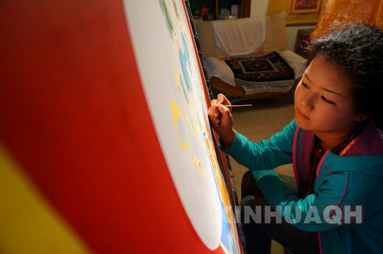 དབྱངས་ཅན་ལྷ་མོའི་ཐང་ག་འབྲི་བཞེངས་ཀྱི་ཕུགས་འདུན།