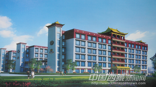 ལྷ་སའི་སློབ་གསོའི་གྲོང་གི་ལས་གྲྭ་བདེ་བླག་ངང་སྐྲུན་བཞིན་ཡོད་པ།