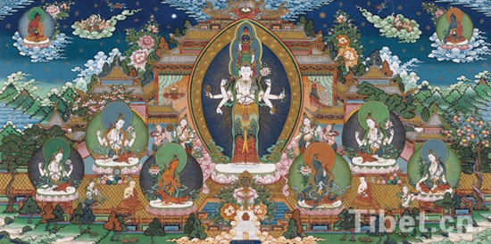 ཞ་ལུ་དབང་འདུས་ཀྱི་ཐང་གའི་བརྩམས་ཆོས་འགྲེམ་སྟོན་པེ་ཅིང་དུ་བསྡུས་པ།